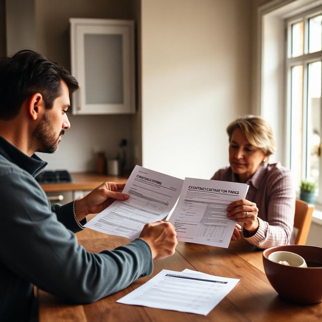 Waermepumpe neben einem Einfamilienhaus