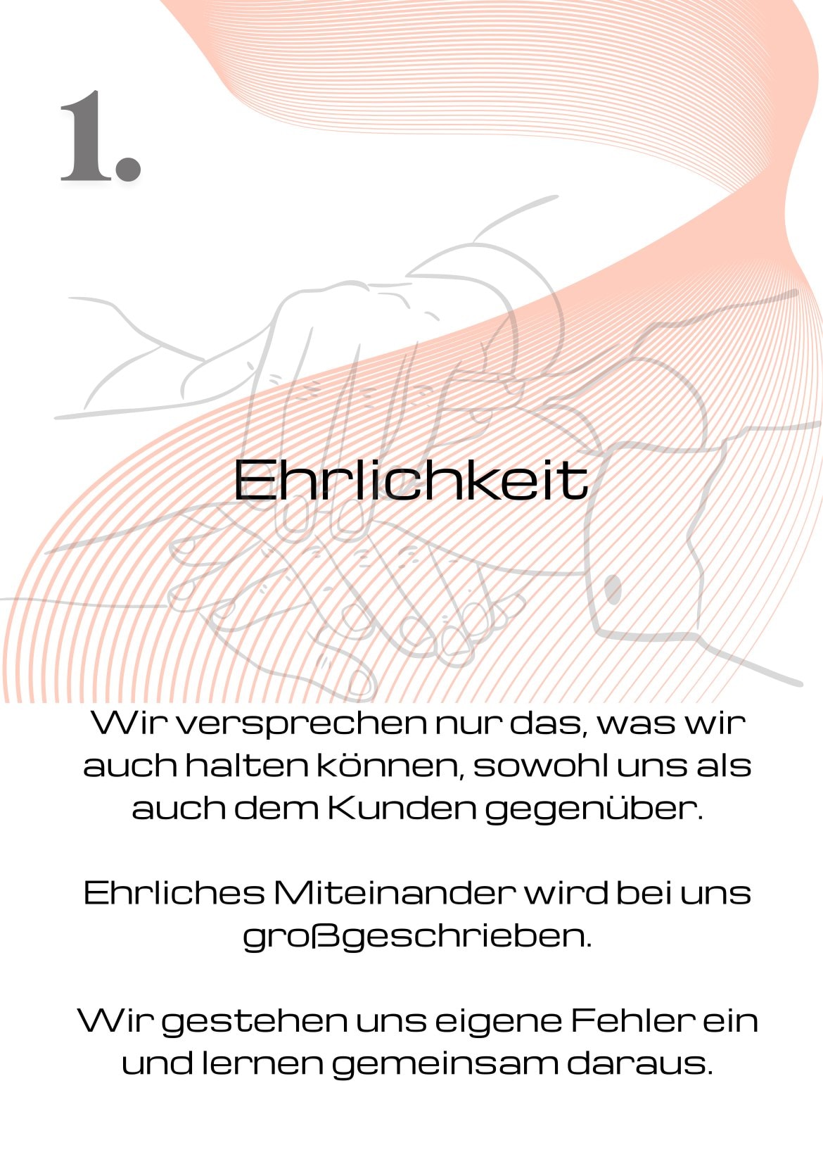 Werte-Poster „Ehrlichkeit“ der Gers Erneuerbare Energien GmbH