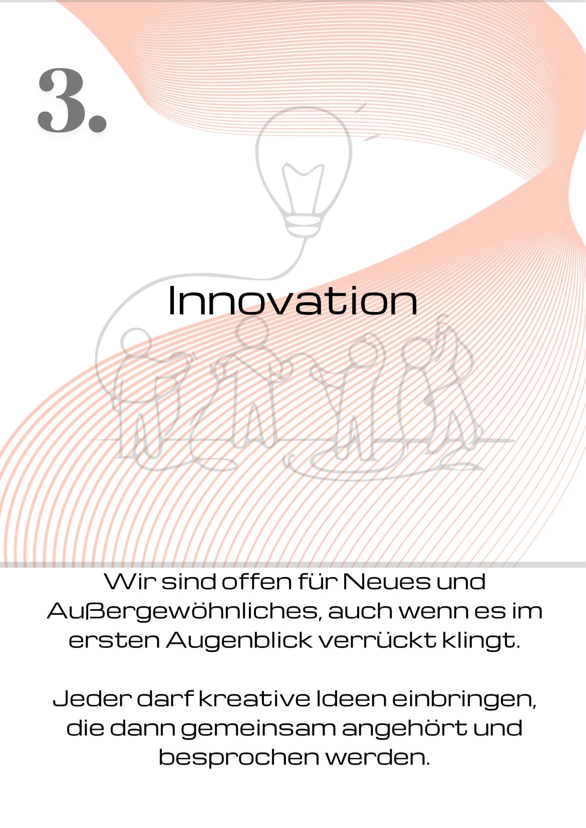 Werte-Poster „Innovation“ der Gers Erneuerbare Energien GmbH