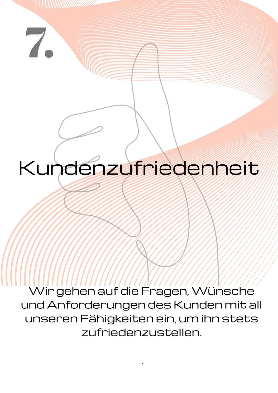 Werte-Poster „Kundenzufriedenheit“ der Gers Erneuerbare Energien GmbH