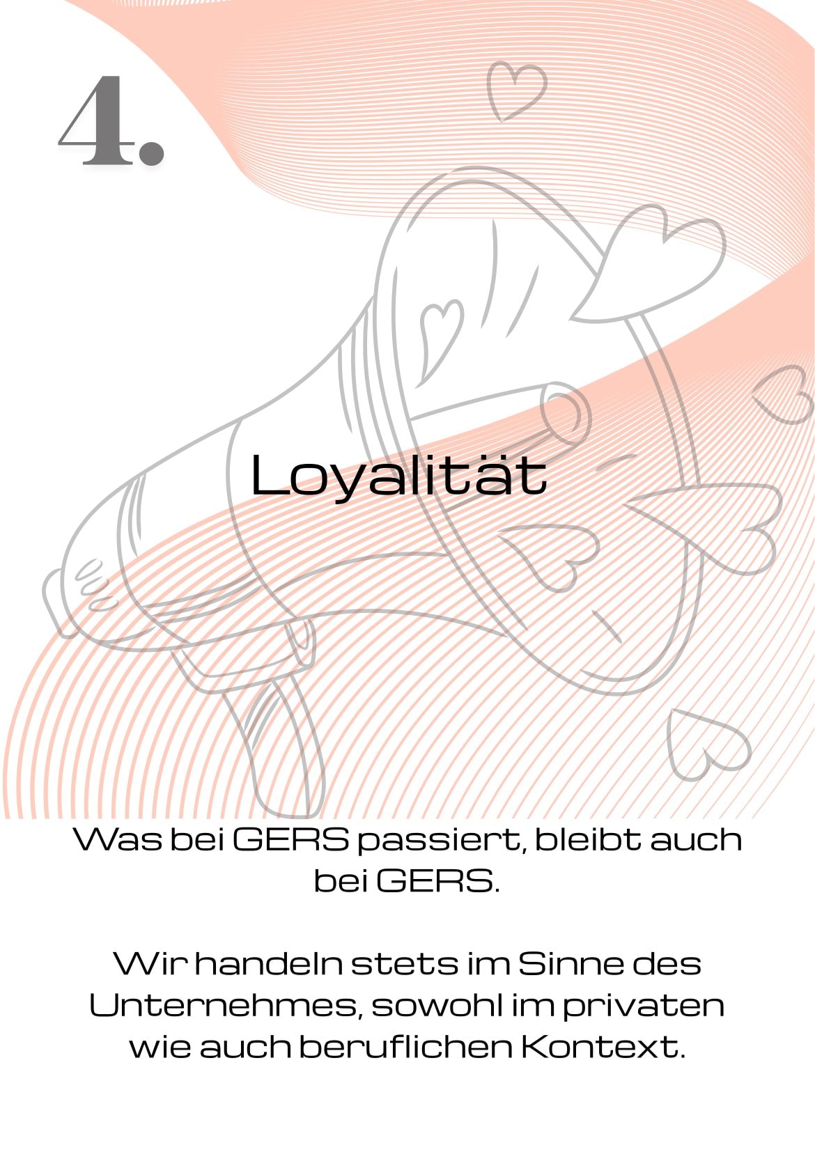Werte-Poster „Loyalität“ der Gers Erneuerbare Energien GmbH